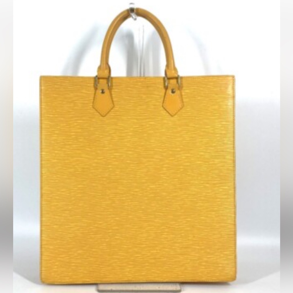 Louis Vuitton epi yellow plat sac Handbag
